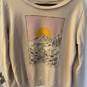 ModCloth large sunset sweatshirt